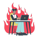 پیش‌نمایش فایل gen-z-employee-demonstrating-passion-at-work-10368054 از پک روند ترک کار آرام در محیط کار