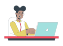 پیش‌نمایش فایل inspired-happy-female-employee-typing-laptop-10368051 از پک روند ترک کار آرام در محیط کار