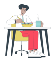 پیش‌نمایش فایل latino-man-employee-eating-healthy-food-10368072 از پک روند ترک کار آرام در محیط کار
