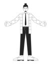 پیش‌نمایش فایل caucasian-adult-employee-standing-with-open-arms-10368116 از پک روند ترک کار آرام در محیط کار