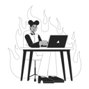 پیش‌نمایش فایل gen-z-employee-demonstrating-passion-at-work-10368106 از پک روند ترک کار آرام در محیط کار