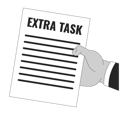 پیش‌نمایش فایل giving-extra-task-10368112 از پک روند ترک کار آرام در محیط کار