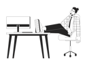 پیش‌نمایش فایل male-employee-exhausted-after-meeting-deadline-10368092 از پک روند ترک کار آرام در محیط کار