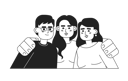 پیش‌نمایش فایل diverse-group-of-people-embracing-10367301 از پک زمان گذراندن با دوستان
