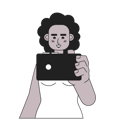 پیش‌نمایش فایل joyful-afro-woman-with-smartphone-10367293 از پک زمان گذراندن با دوستان