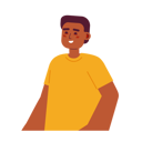 پیش‌نمایش فایل cheerful-african-american-brunette-boy-10367094 از پک زمان گذراندن با دوستان