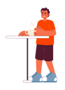 پیش‌نمایش فایل happy-hispanic-man-in-cafeteria-10367070 از پک زمان گذراندن با دوستان