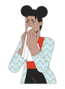 پیش‌نمایش فایل african-american-girl-with-allergic-rhinitis-10396168 از پک درمان آنفلوآنزا فصلی