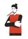 پیش‌نمایش فایل flu-feverish-caucasian-man-with-thermometer-10396133 از پک درمان آنفلوآنزا فصلی