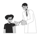 پیش‌نمایش فایل doctor-giving-vaccine-to-man-10396247 از پک درمان آنفلوآنزا فصلی