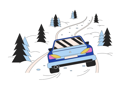 پیش‌نمایش فایل drive-in-snow-blizzard-forest-10443566 از پک خطر‌ها زمستان