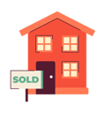 پیش‌نمایش فایل house-sold-real-estate-sign-10465795 از پک خرید ملک