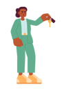 پیش‌نمایش فایل african-american-business-woman-suit-giving-key-10471675 از پک مشاوران املاک