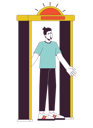 پیش‌نمایش فایل annoyed-man-stands-in-security-gate-10478442 از پک سفر بین‌المللی