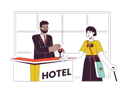 پیش‌نمایش فایل hotel-front-desk-check-in-10478444 از پک سفر بین‌المللی