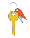 پیش‌نمایش فایل hotel-room-key-10478452 از پک سفر بین‌المللی