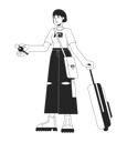 پیش‌نمایش فایل female-traveler-holding-hotel-room-key-10479981 از پک تنهایی سفر