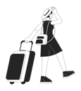 پیش‌نمایش فایل hat-young-woman-travelling-with-suitcase-10479971 از پک تنهایی سفر