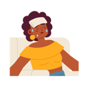 پیش‌نمایش فایل african-american-sweaty-woman-with-wet-towel-10477665 از پک هشدار گرما افراطی
