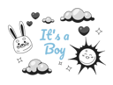 پیش‌نمایش فایل boy-baby-shower-10524415 از پک تبریک