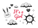 پیش‌نمایش فایل girl-baby-shower-10524414 از پک تبریک