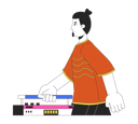 پیش‌نمایش فایل caucasian-bearded-man-walking-with-boombox-10516822 از پک افراد دهه ۱۹۸۰ نوستالژیک