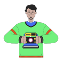 پیش‌نمایش فایل cheerful-arab-man-holding-retro-camera-10516821 از پک افراد دهه ۱۹۸۰ نوستالژیک