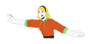 پیش‌نمایش فایل dance-move-with-arms-caucasian-woman-10516827 از پک افراد دهه ۱۹۸۰ نوستالژیک