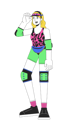 پیش‌نمایش فایل 80s-roller-skater-girl-blonde-10516550 از پک متنوع افراد دهه ۸۰