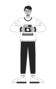 پیش‌نمایش فایل cheerful-arab-man-holding-retro-camera-10516603 از پک متنوع افراد دهه ۸۰