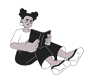 پیش‌نمایش فایل african-american-girl-reading-book-10519502 از پک تولیدکنندگان محتوا