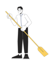 پیش‌نمایش فایل formal-wear-korean-man-holding-paddle-10617308 از پک زوج تاریخ ولنتاین