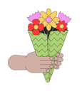 پیش‌نمایش فایل holding-bunch-of-flower-10617299 از پک زوج تاریخ ولنتاین