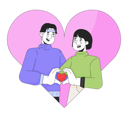 پیش‌نمایش فایل asian-young-adults-meeting-soulmate-14-february-10615215 از پک روز ولنتاین عاشقانه