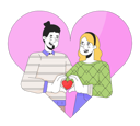 پیش‌نمایش فایل caucasian-girlfriend-boyfriend-14-february-10615212 از پک روز ولنتاین عاشقانه