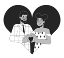 پیش‌نمایش فایل african-american-soulmates-14-february-10615252 از پک روز ولنتاین عاشقانه