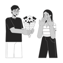 پیش‌نمایش فایل boyfriend-giving-bouquet-flowers-to-girlfriend-10615275 از پک روز ولنتاین عاشقانه