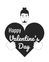 پیش‌نمایش فایل caucasian-man-with-valentine-greeting-card-10615261 از پک روز ولنتاین عاشقانه