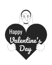 پیش‌نمایش فایل caucasian-woman-wishing-happy-valentine-day-10615263 از پک روز ولنتاین عاشقانه