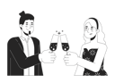 پیش‌نمایش فایل caucasian-white-couple-clinking-glasses-10617379 از پک زوج تاریخ ولنتاین