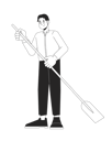 پیش‌نمایش فایل formal-wear-korean-man-holding-paddle-10617365 از پک زوج تاریخ ولنتاین
