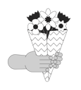 پیش‌نمایش فایل holding-bunch-of-flowers-human-hands-10617356 از پک زوج تاریخ ولنتاین