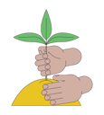 پیش‌نمایش فایل hands-planting-plant-in-soil-10746178 از پک فرهنگ ما