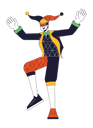 پیش‌نمایش فایل joker-in-medieval-costume-10763114 از پک ویژگی‌ها کهن‌الگوها روان‌شناختی