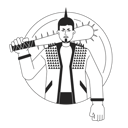 پیش‌نمایش فایل aggressive-punk-with-baseball-bat-10763356 از پک ویژگی‌ها کهن‌الگوها روان‌شناختی