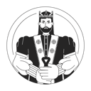 پیش‌نمایش فایل confident-king-in-golden-crown-10763357 از پک ویژگی‌ها کهن‌الگوها روان‌شناختی