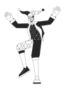 پیش‌نمایش فایل joker-in-medieval-costume-10763362 از پک ویژگی‌ها کهن‌الگوها روان‌شناختی