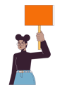 پیش‌نمایش فایل black-woman-with-banner-10763811 از پک اعتراض افراد