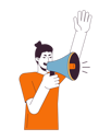 پیش‌نمایش فایل inspired-man-with-megaphone-10763792 از پک اعتراض افراد
