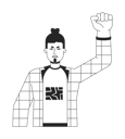 پیش‌نمایش فایل aggressive-protester-10763832 از پک اعتراض افراد